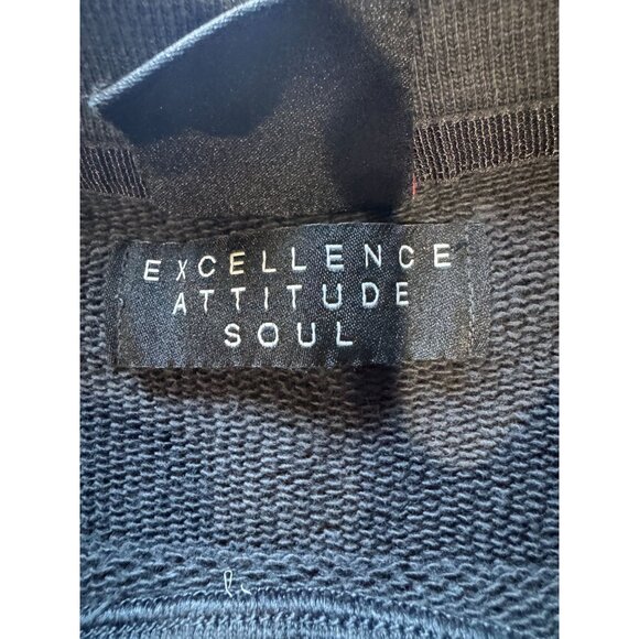 Jordan Men's Nike‎ Crewneck Black Sweatshirt Excellence Attitude Soul |W1 - Picture 4 of 7